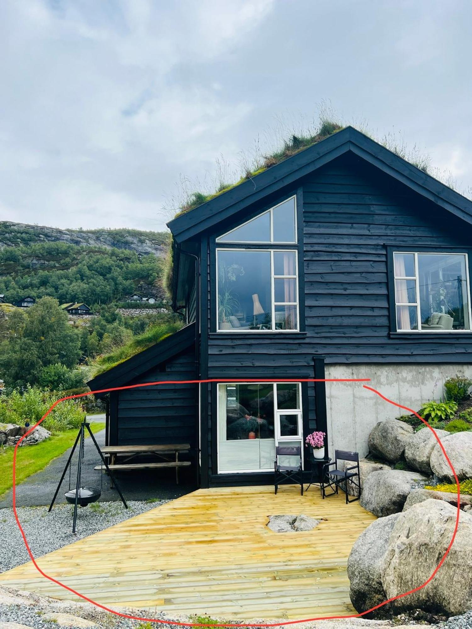 Flott Leilighet Pa Haugen I Sirdal Tjorhom Exteriör bild